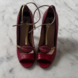 Gucci Molina Lips Heels
